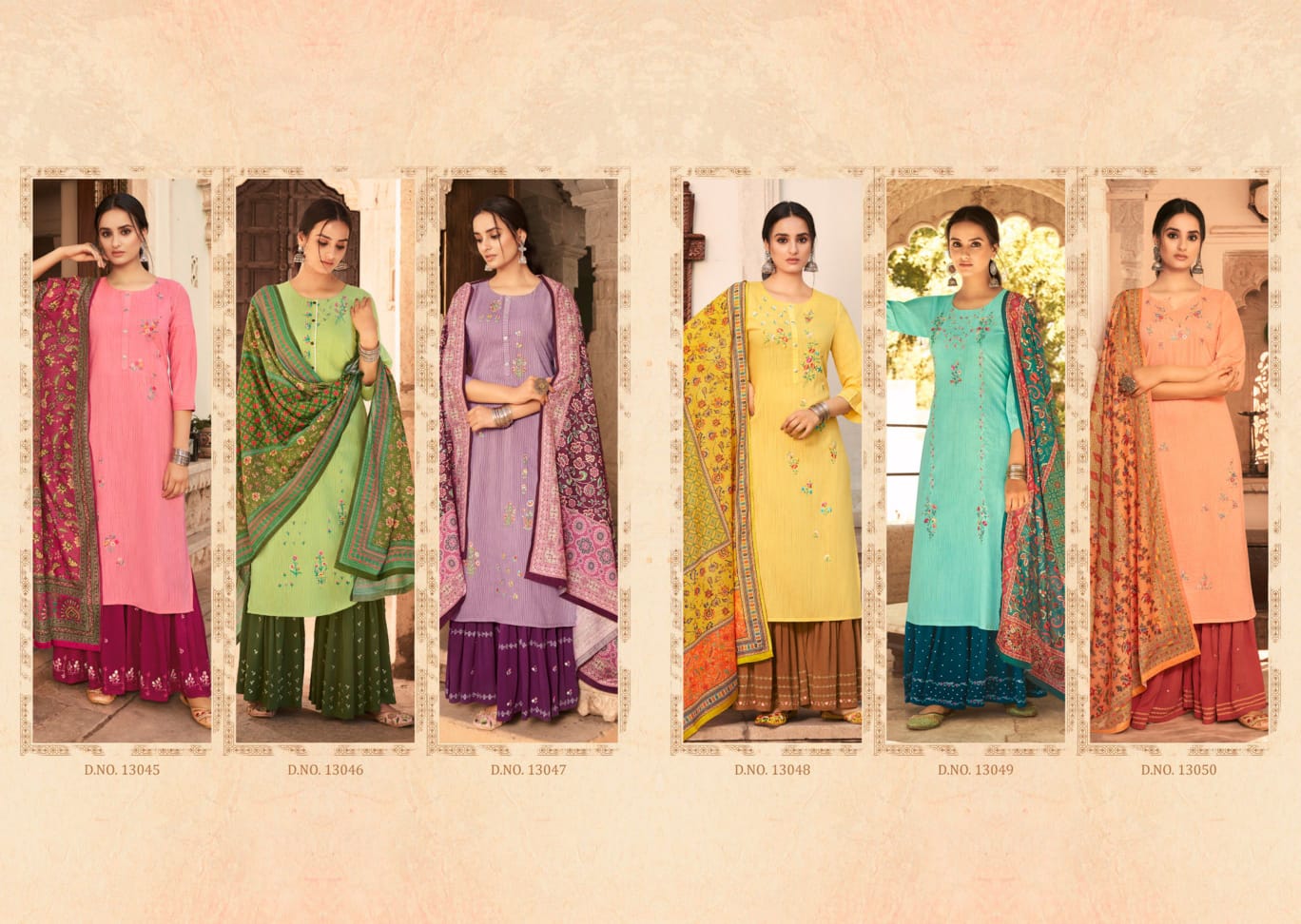 Kalaroop Glorious Heavy Wedding Wear Embroidery Ready Made Heavy Salwar Suit Collection
